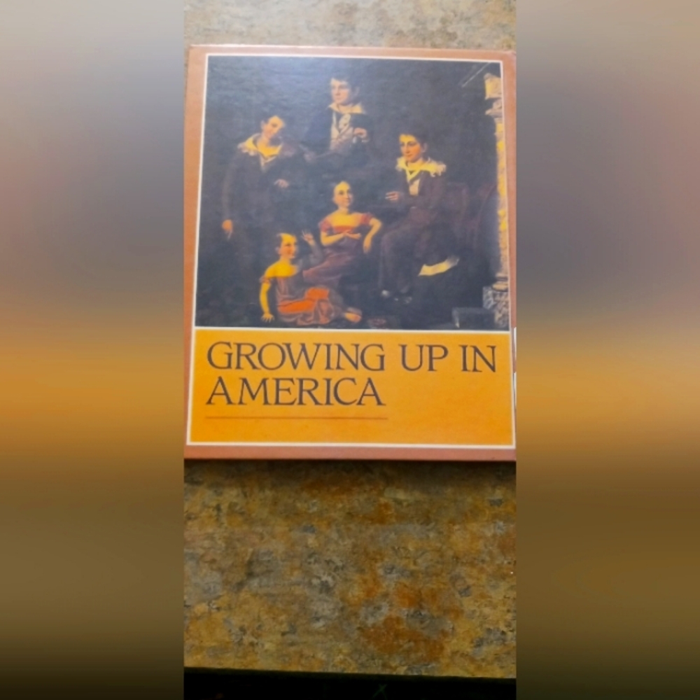 Growing Up in America Decorative Book Cover - Orange